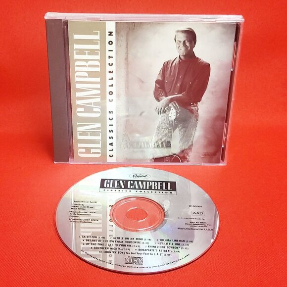 Classics Collection by Glen Campbell Audio CD 1990 - Picture 7 of 8
